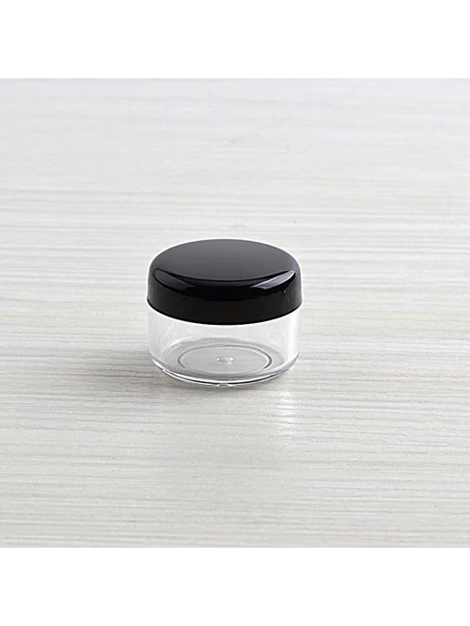 Milo-kosmetik Банка для крема с черной крышкой, 5 мл 5 шт, 5 мл, 5 шт, фото 2