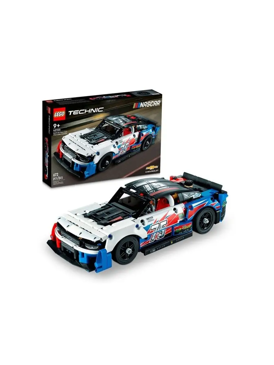 Technic NASCAR Chevrolet Camaro ZL1 672 Lego. 164622988 10 457 Wildberries