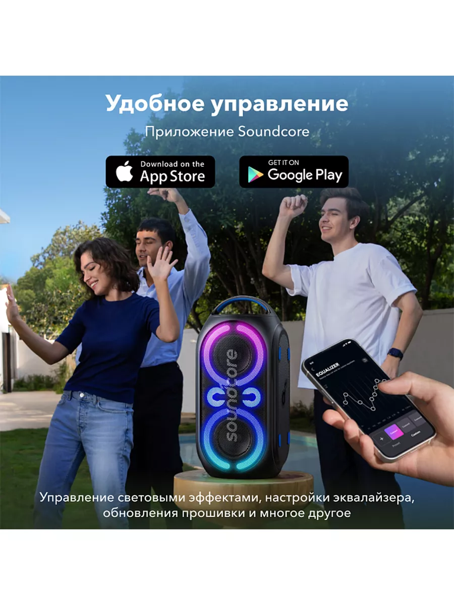 Беспроводная колонка Anker Soundcore Rave Party 2 Anker 164709122 купить за  16 977 ₽ в интернет-магазине Wildberries