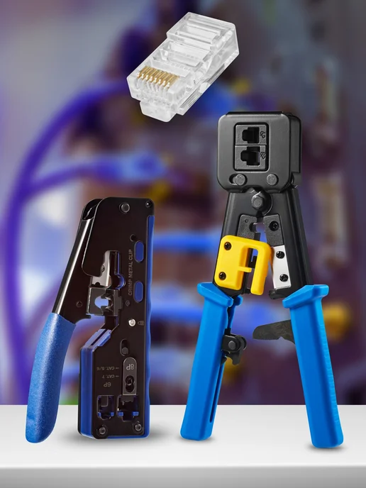 Different Stuff Store Кримпер для обжима сквозных и обычных коннекторов RJ45, вариант, фото 6