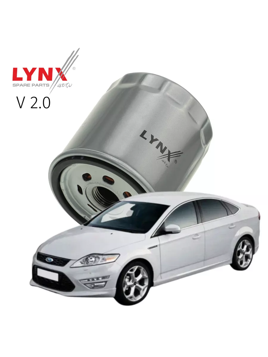 Фильтр масляный Ford Mondeo (4) 4 Форд Мондео V2.0 LYNXauto 164722138  купить за 724 ₽ в интернет-магазине Wildberries