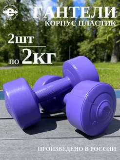 Гантели 2 кг для фитнеса спорта детей 2 шт Euro-Classic 164740021 купить за 547 ₽ в интернет-магазине Wildberries