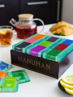 Чайный набор Ассорти вкусов 100 пакетиков HANUMAN 164752853 купить за 601 ₽ в интернет-магазине Wildberries