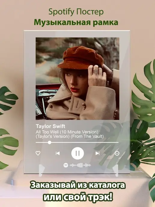 Arthata-spotify постер Спотифай постер Постер Taylor Swift - All Too Well 10 Minute