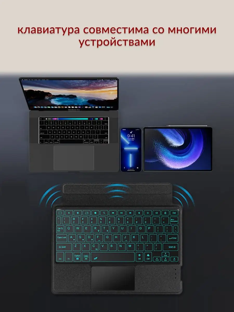 Чехол клавиатура Xiaomi Mi Pad 6, Mi Pad 6 Pro Amurel 164789937 купить за 3  234 ₽ в интернет-магазине Wildberries