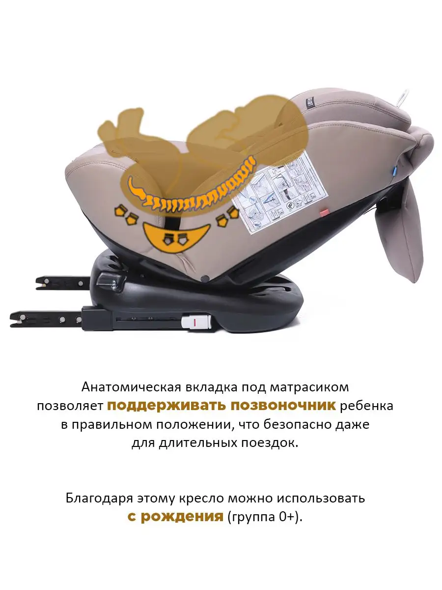 Автокресло поворотное Shelter Isofix 0-36кг BabyCare 164804472 купить за 10  311 ₽ в интернет-магазине Wildberries