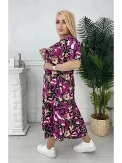 Платье женское домашнее больших размеров для беременных MiSSis Shopogolic 164862529 купить за 711 ₽ в интернет-магазине Wildberries