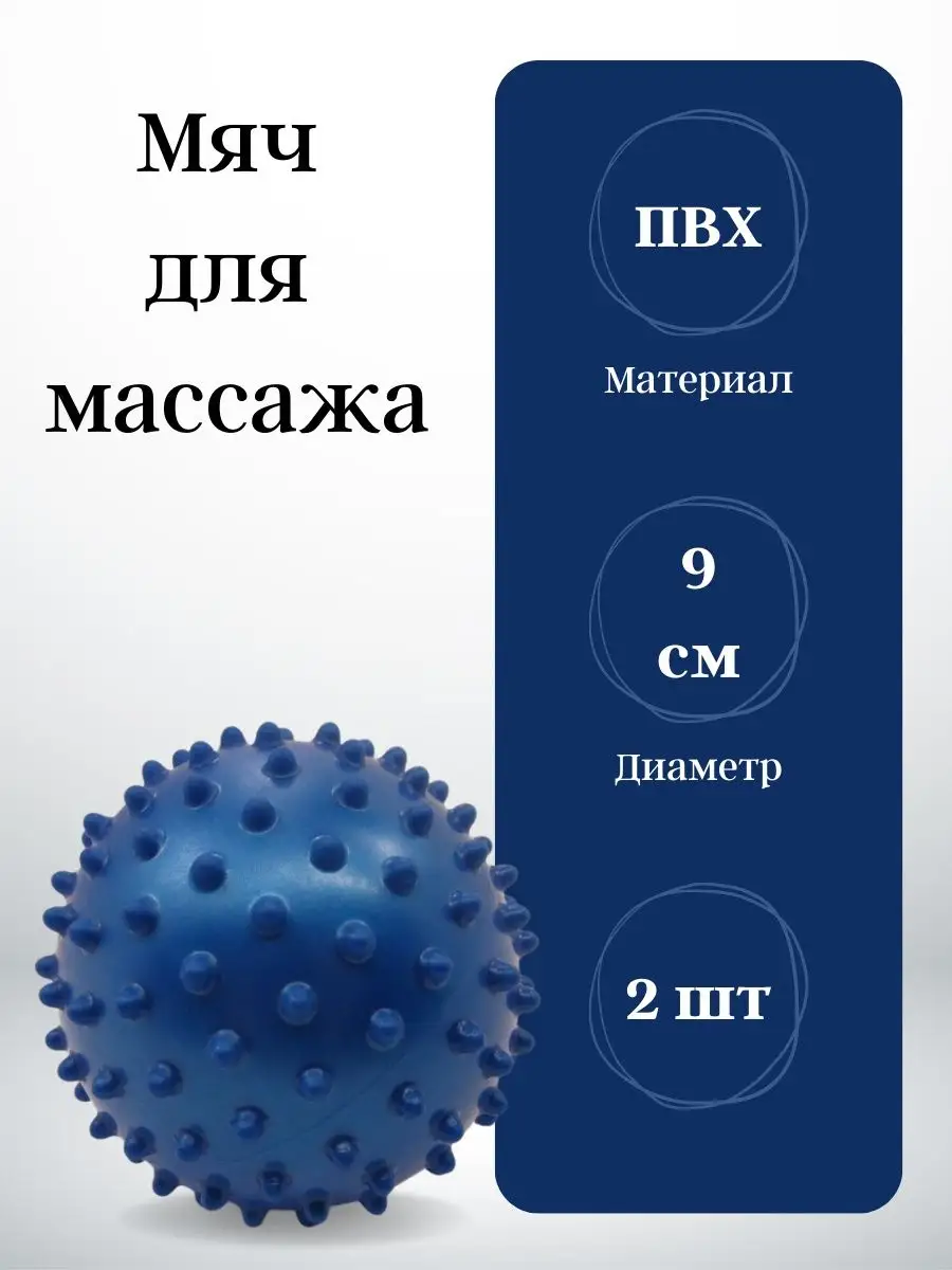 Массажный мячик с шипами 2 шт. AtomSales 164904272 купить за 268 ₽ в  интернет-магазине Wildberries