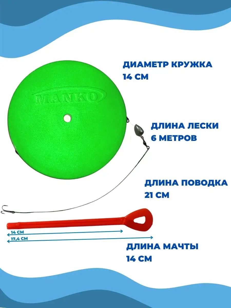 Кружки и летние жерлицы.