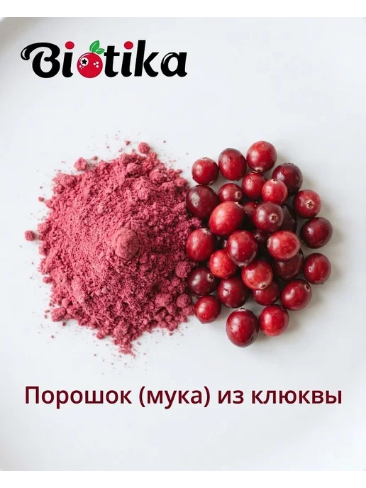 Biotika Клюква сушеная не сублимированный порошок 50 гр, 50 г, фото 6