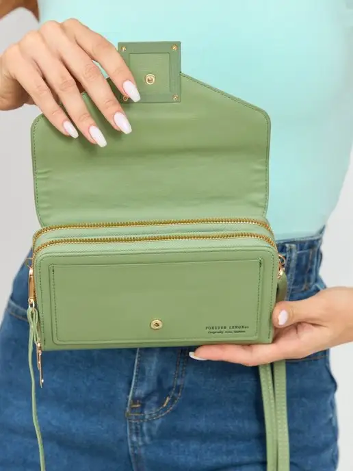 AG BAGS клатчи, зеленый, фото 2