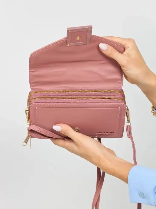 AG BAGS клатчи, розовый, фото 3