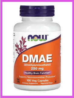 DMAE 250 mg, ДМАЕ 100 капсул NOW 164998802 купить за 1 573 ₽ в интернет-магазине Wildberries