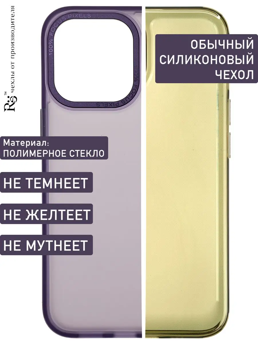 чехол на iPhone 13 Pro Max матовый с защитой не желтеет Re:Case 165021405  купить за 276 ₽ в интернет-магазине Wildberries