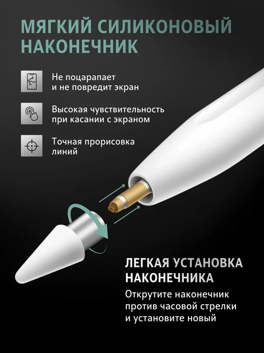 Стилус для планшета и телефона, pencil универсальный SAMESHOP 165086069  купить за 869 ₽ в интернет-магазине Wildberries