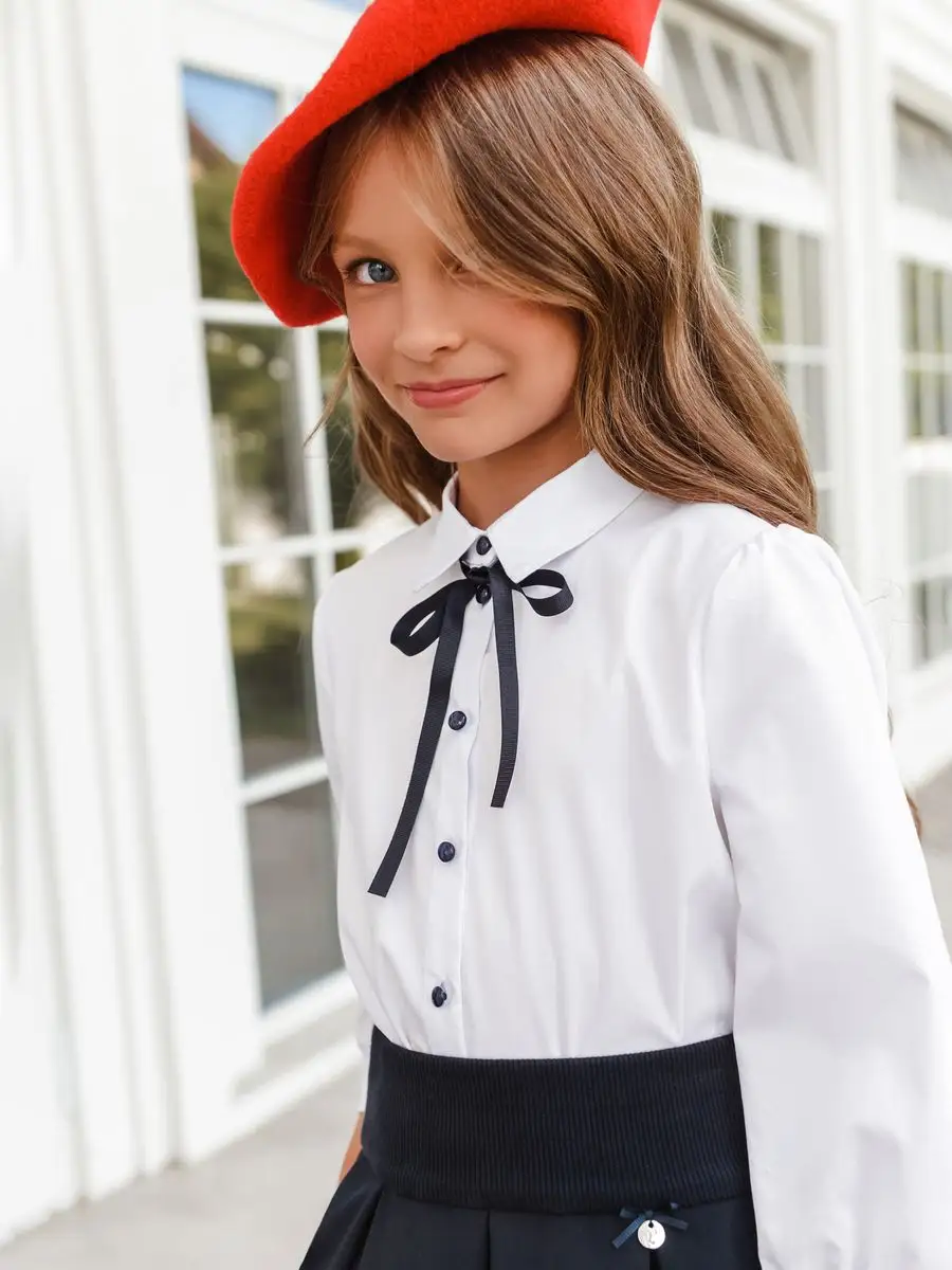 Школьные блузки для девочек купить в интернет-магазине Orby