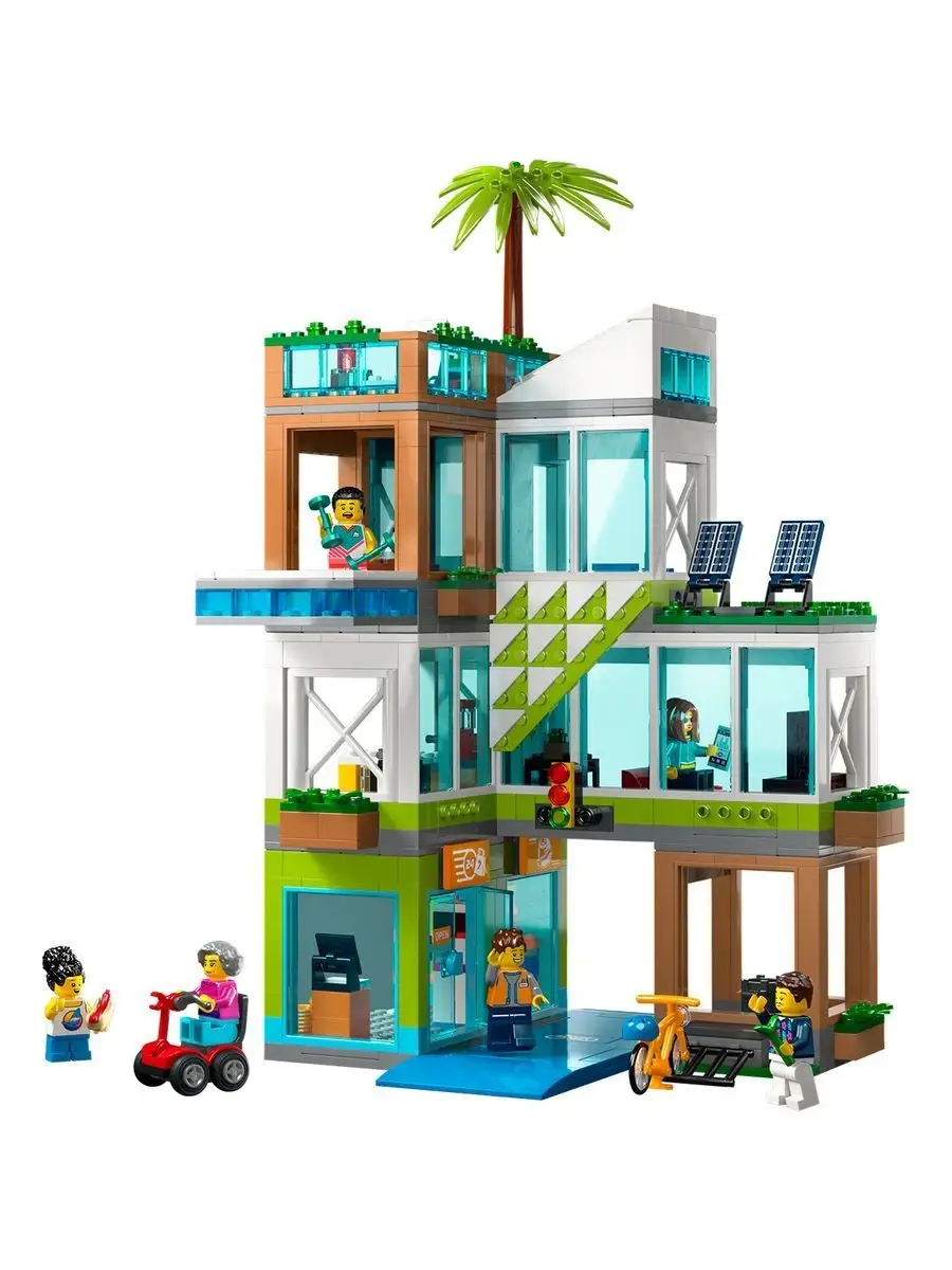 City Многоквартирный дом LEGO 165097679 купить в интернет-магазине  Wildberries