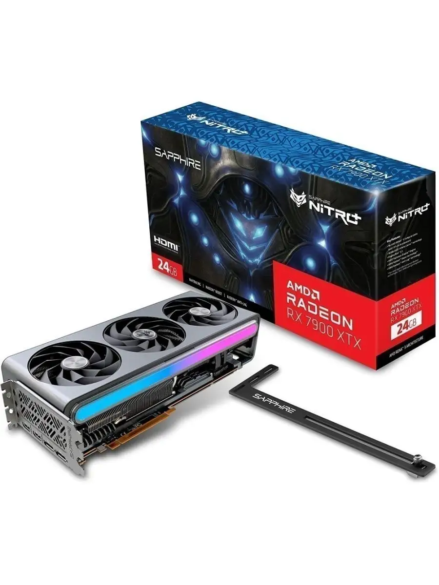 AMD Radeon RX 7900 XTX Gaming OC Vapor-X 24Gb (11322-01-40G) Sapphire  165099808 купить за 114 925 ₽ в интернет-магазине Wildberries