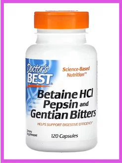 Betaine HCL Pepsin and Gentian Bitters, Бетаин Пепсин Doctor