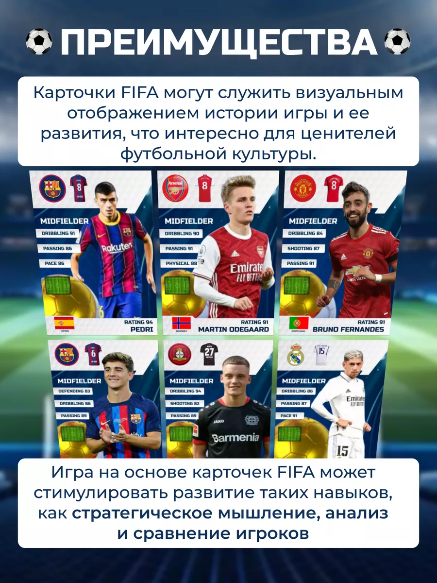 футбольные карточки FIFA/ТОП Футболистов Только звезды Luiziama Art  165127654 купить за 874 ₽ в интернет-магазине Wildberries