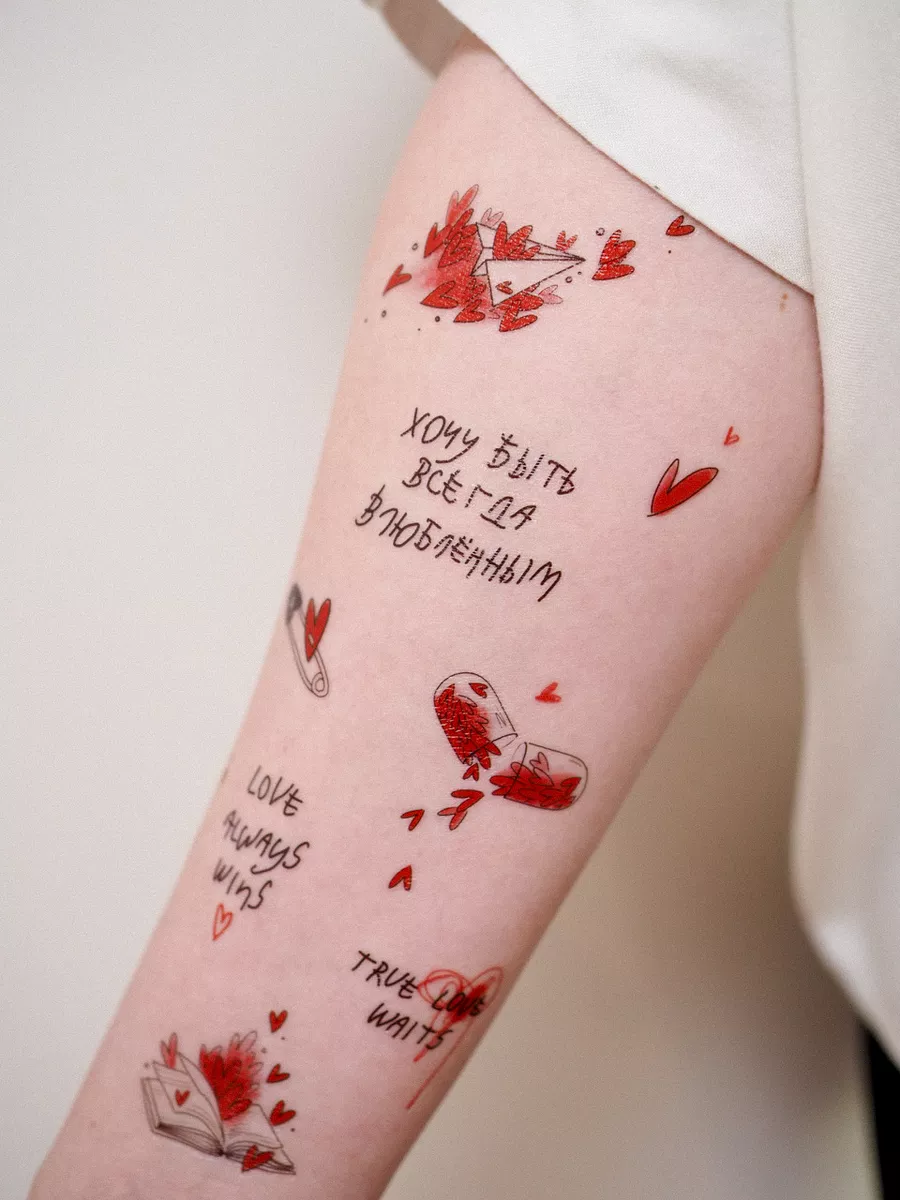 Daritattoo Переводные татуировки временные для взрослых