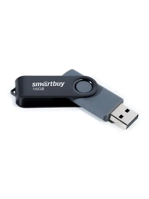 USB накопитель Флеш UFD 2.0 Smartbuy 16GB Twist Black (SB016GB2TWK )