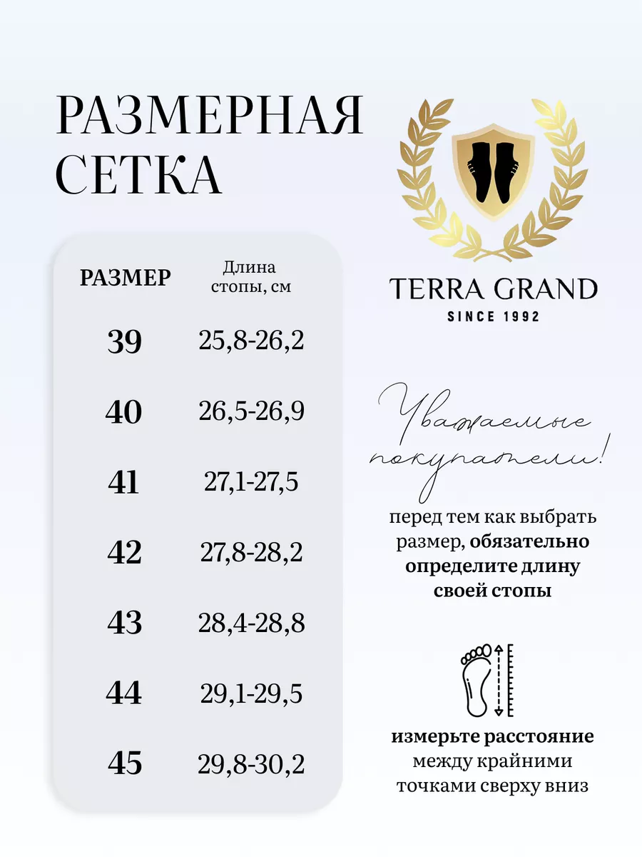 Туфли кожаные классические дерби оксфорды броги Terra Grand 165191075  купить за 2 753 ₽ в интернет-магазине Wildberries