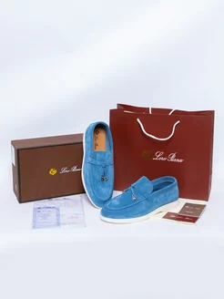 Лоферы женские из натуральной замши SUMMER WALK Loro Piana 165200707 купить за 3 389 ₽ в интернет-магазине Wildberries