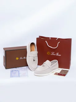 Лоферы женские из натуральной замши SUMMER WALK Loro Piana 165200710 купить за 3 389 ₽ в интернет-магазине Wildberries