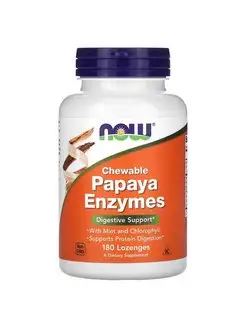 Papaya Enzymes / Пищеварительные ферменты NOW 165230927 купить за 1 170 ₽ в интернет-магазине Wildberries