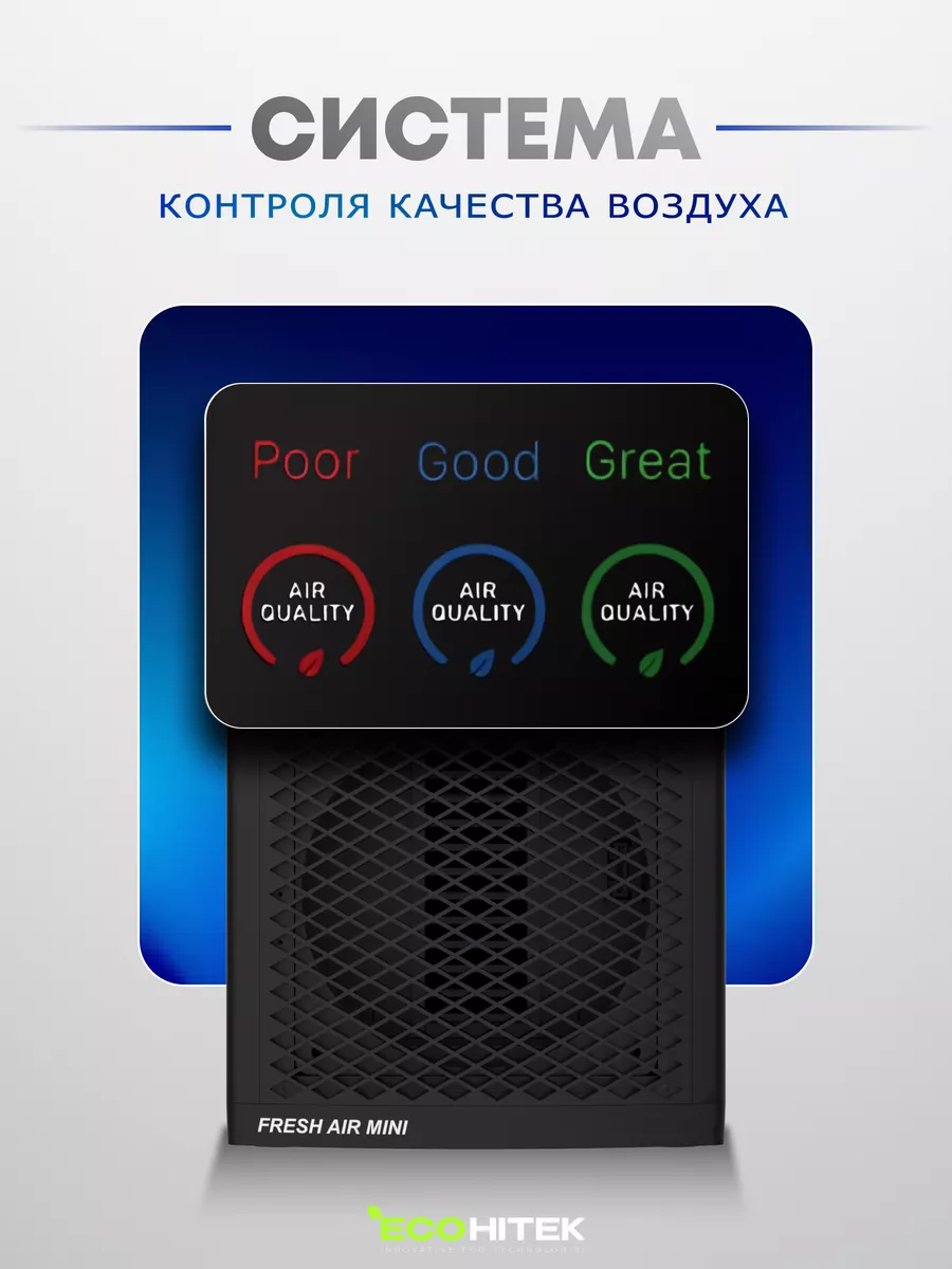 Очиститель воздуха для дома Fresh Air Mini EcoHitek 165240197 купить за 14  620 ₽ в интернет-магазине Wildberries