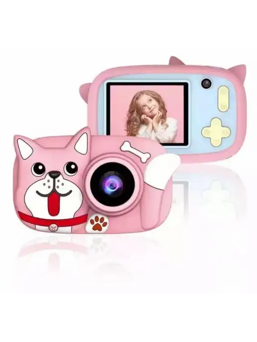 GOODSTORAGE Детский фотоаппарат "Собачка", розовый, фото 2