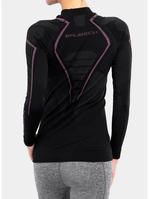 Brubeck Спортивная терморубашка Thermo Nilit, черный, фото 3