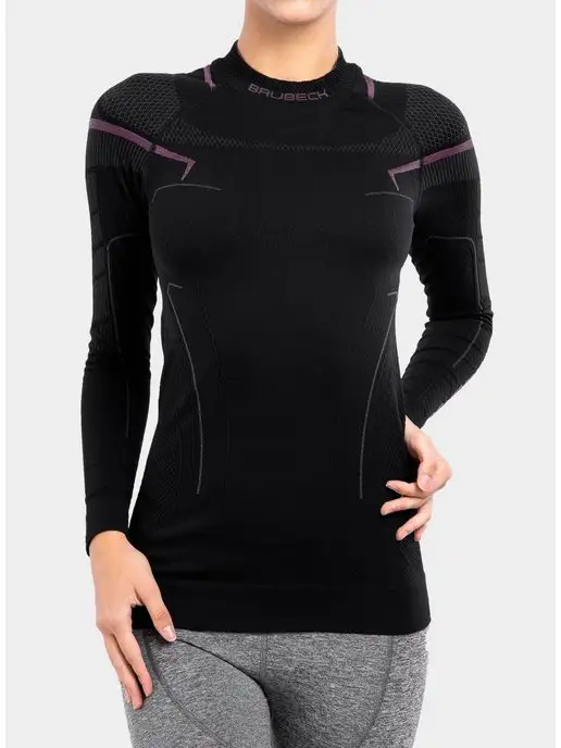 Brubeck Спортивная терморубашка Thermo Nilit, черный, фото 5