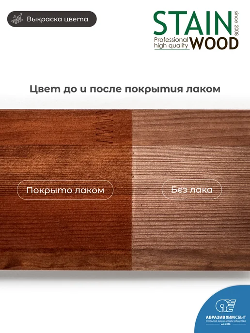 StainWood Морилка для дерева водная (цвет Венге), 1 л, 1 л, фото 2