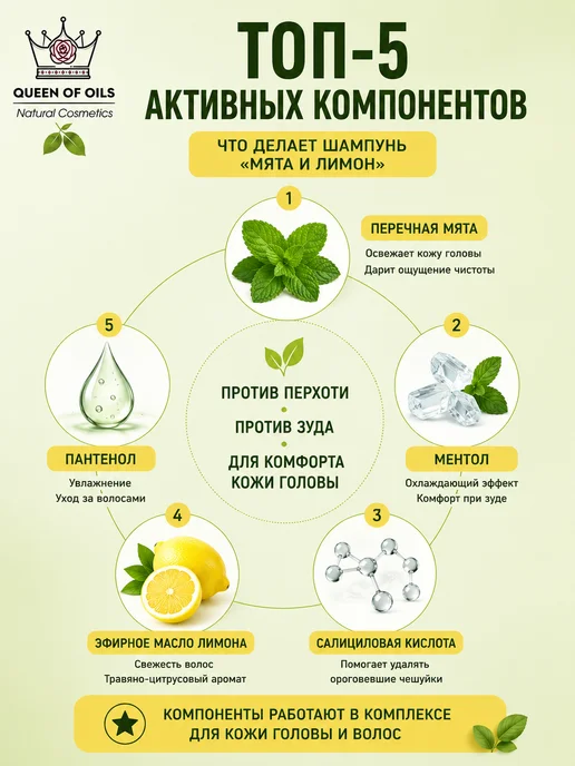 Queen of Oils Твердый шампунь кондиционер Крапива натуральный, 100 г, фото 3