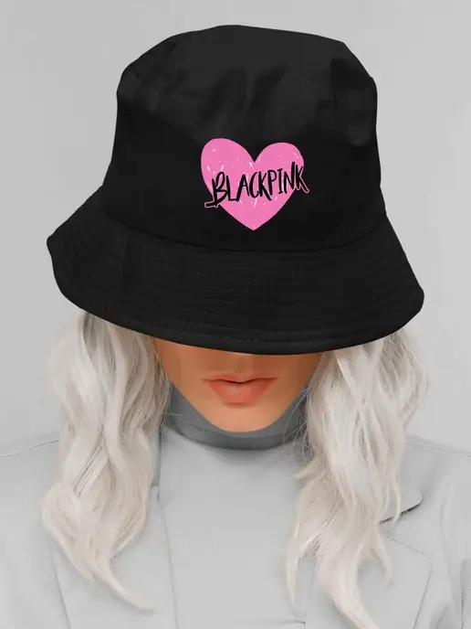 ENANDI Панама K-POP Blackpink, черный, фото 3