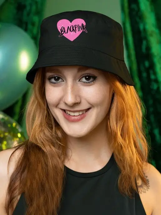 ENANDI Панама K-POP Blackpink, черный, фото 4