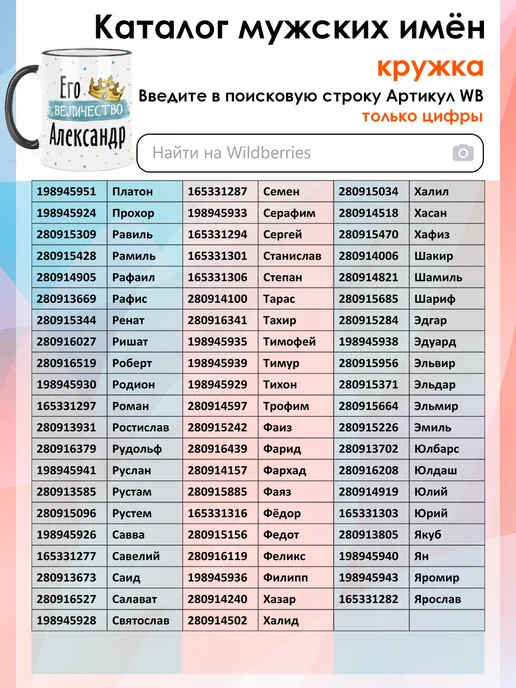 print LOOK Кружка с именем Андрей, черный, фото 7