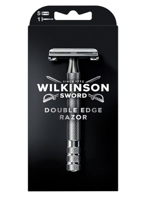 Wilkinson Sword Premium Станок для бритья Т-образный + 5лезвий, серый, фото 2
