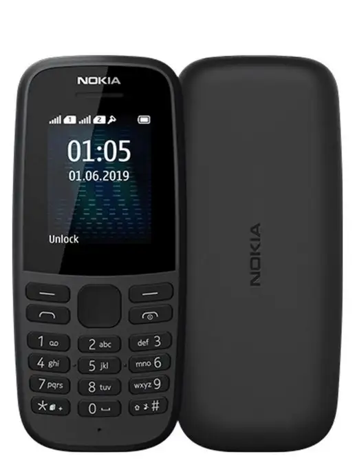 Nokia Nokia Мобильный телефон кнопочный Nokia 105 SS (2019)