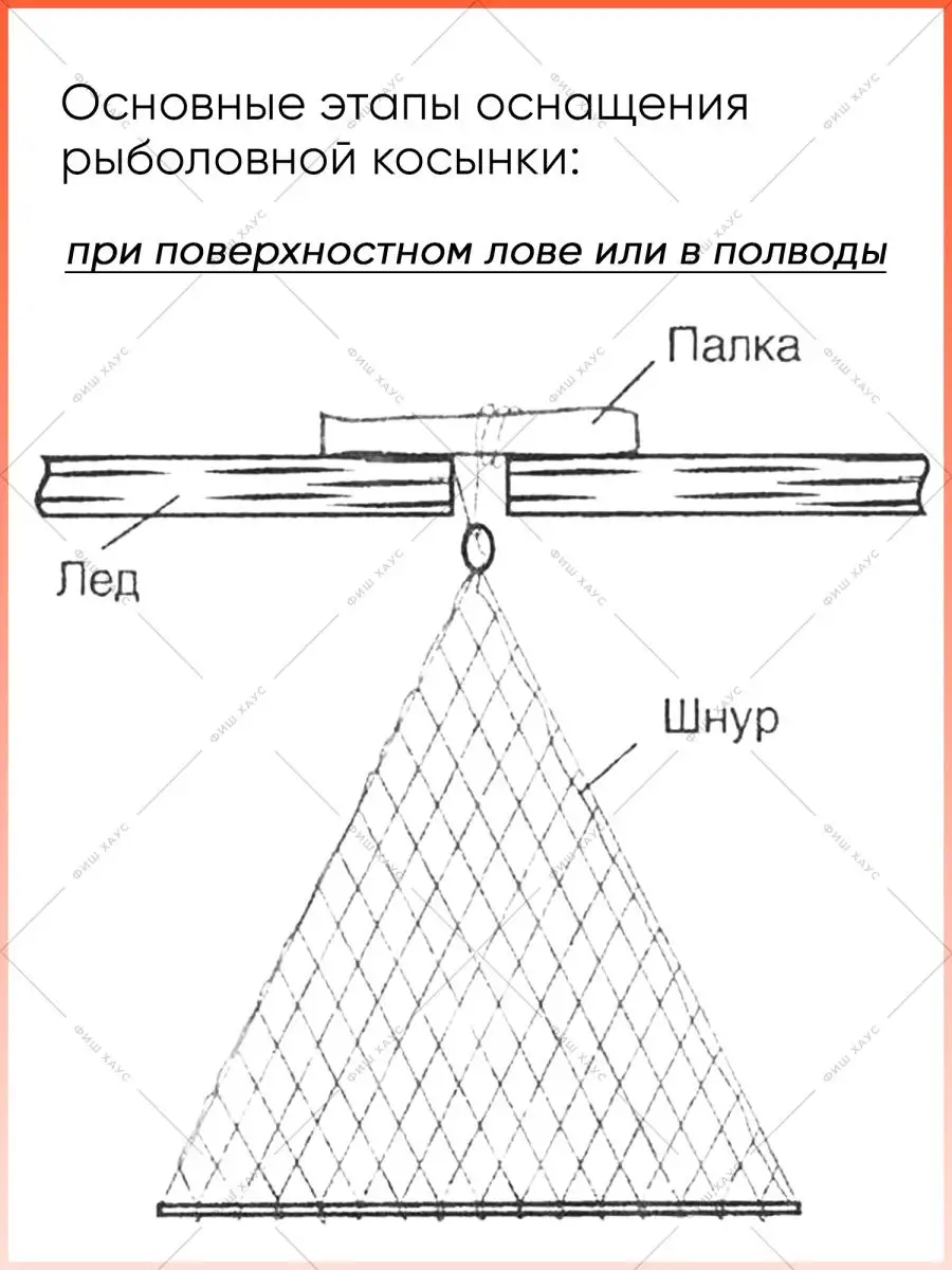 Рыболовная косынка своими руками схема