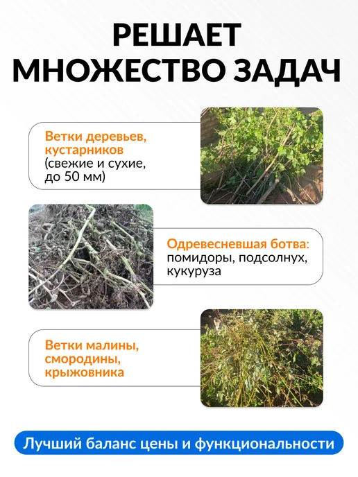 Affe Измельчитель веток садовый для мотоблока Профи, вариант, фото 4