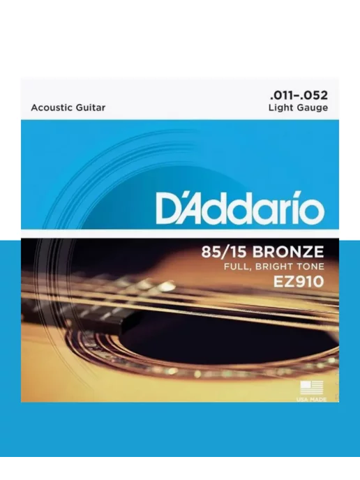 D'ADDARIO Струны для акустической гитары EZ910 (11-52)