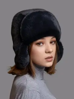 Шапка ушанка меховая жокейка из экомеха Cap shop 165461634 купить за 2 075 ₽ в интернет-магазине Wildberries