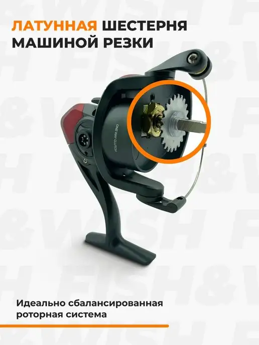 Kaida Катушка для спиннинга для рыбалки и фидера, серый, фото 4