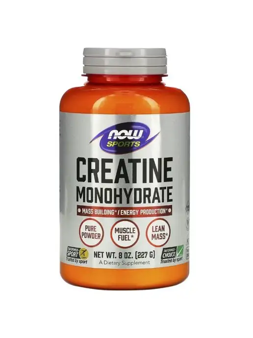 NOW Креатин моногидрат Creatine Monohydrate в порошке