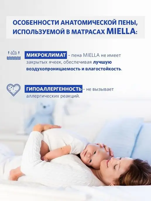 MIELLA Матрас 70x190 беспружинный Twisted Maxi Eco, 70x190, фото 2