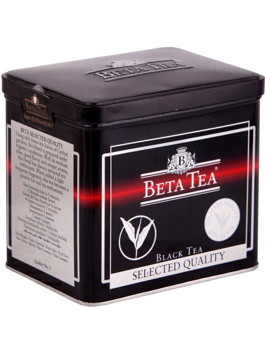 Купить чай в железной. Чай черный Beta Tea отборное качество, 100 г. Бета чай отборное качество 100гр ж/б. Чай бета ж/б 100гр. Чай черный Beta Tea отборное качество, листовой, 100г.