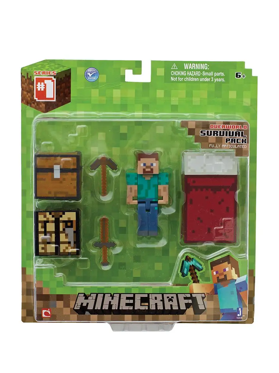 Коллекционная фигурка игрушка Майнкрафт Стив 8см Minecraft 165490959 купить  за 1 003 ₽ в интернет-магазине Wildberries